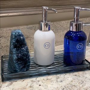 BN- INDIGO BLUE GLASS TRAY